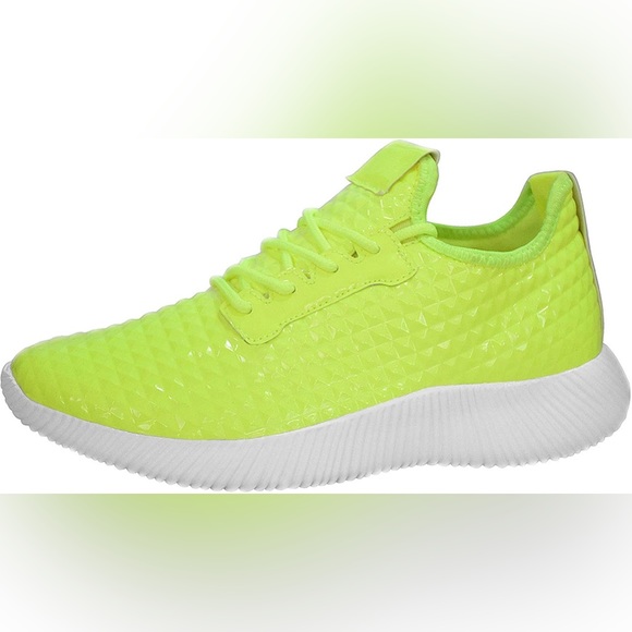 ROXY-ROSE Women Lightweight yellow Metallic Studded Jogger shoes size 6 - Picture 2 of 7